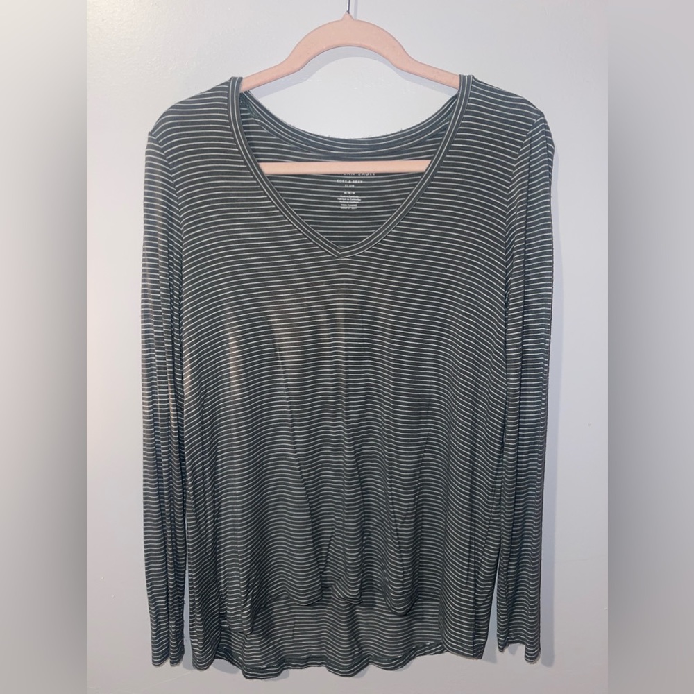American Eagle Soft & Sexy Slub Long Sleeve
